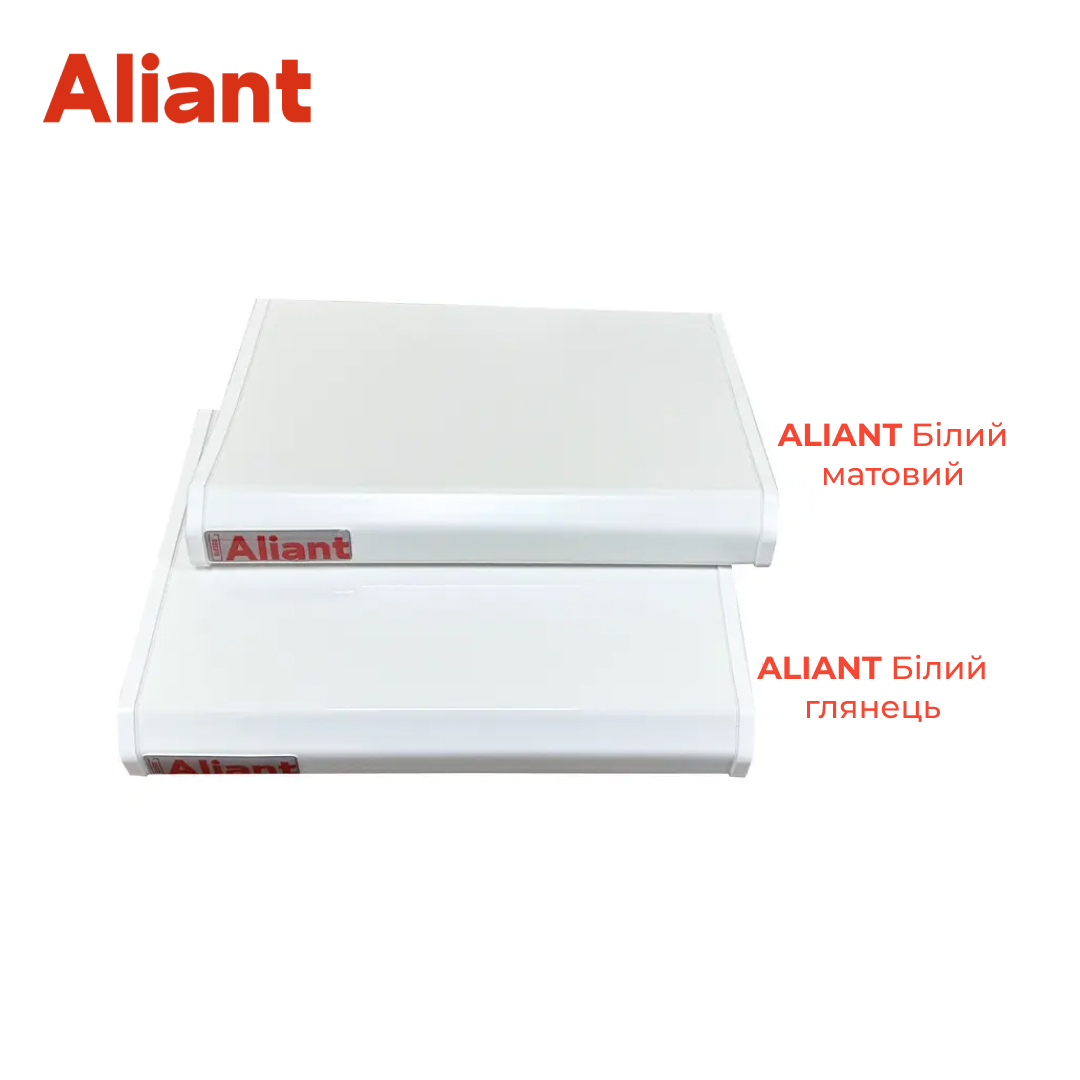 Підвіконня ALIANT Білий глянець