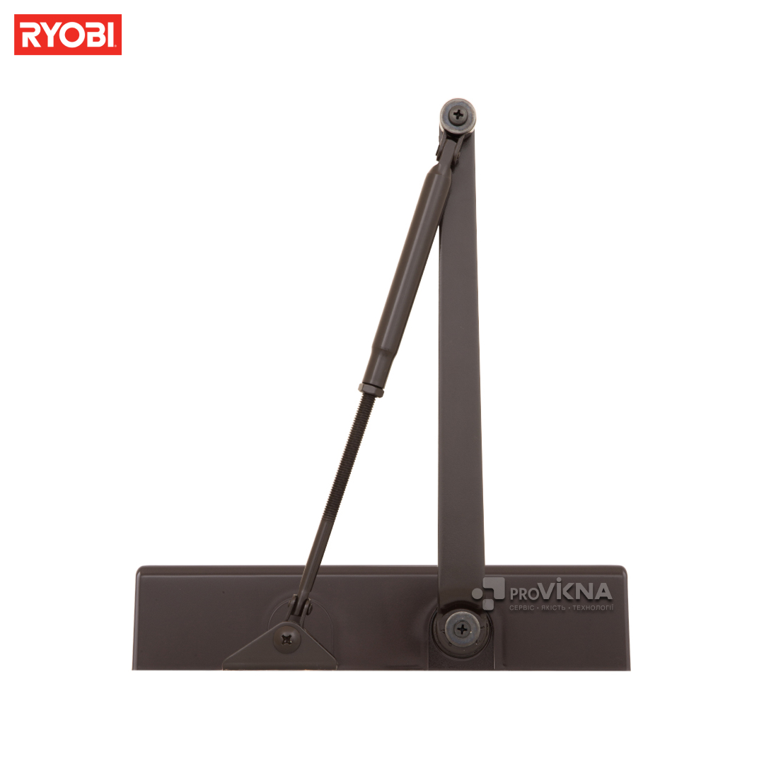 Дотягувач дверний RYOBI 2055V (100кг – 1250мм) з пристроєм фіксації Коричневий