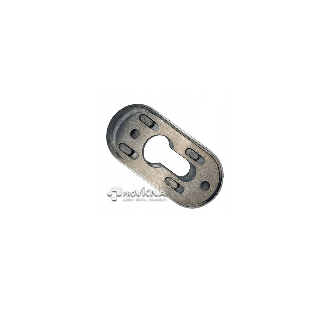Накладка на серцевину овальна INOX